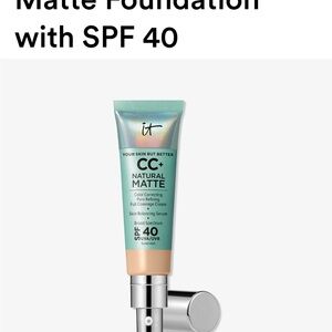 IT Cosmetics CC+ Cream Natural Matte Foundation SPF 40 - fair beige